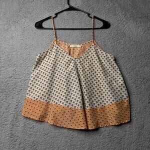 Elodie Tank Top Women's Medium Orange Sleeveless